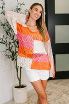 Off the Grid Net Color Block Layering Top - Charming Charlie