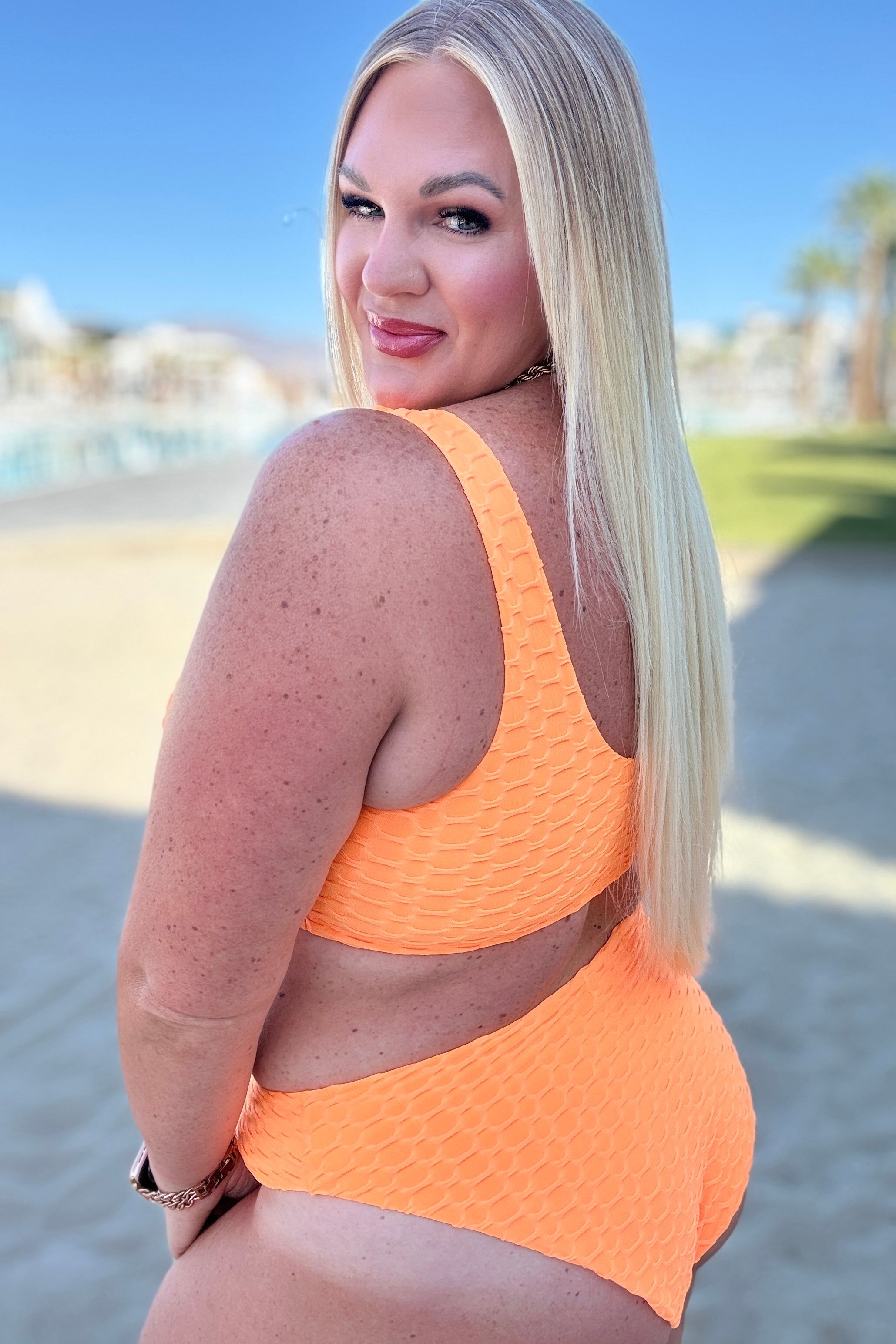 Oh So Orange Swim Top - Charming Charlie