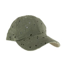 Olive C.C EMBROIDERED FLORAL COTTON PONY CAP is made from high-quality cotton and features beautifully embroidered floral designs. It offers both style and functionality, protecting from the sun while adding a touch of elegance to your outfit. Perfect for all seasons.