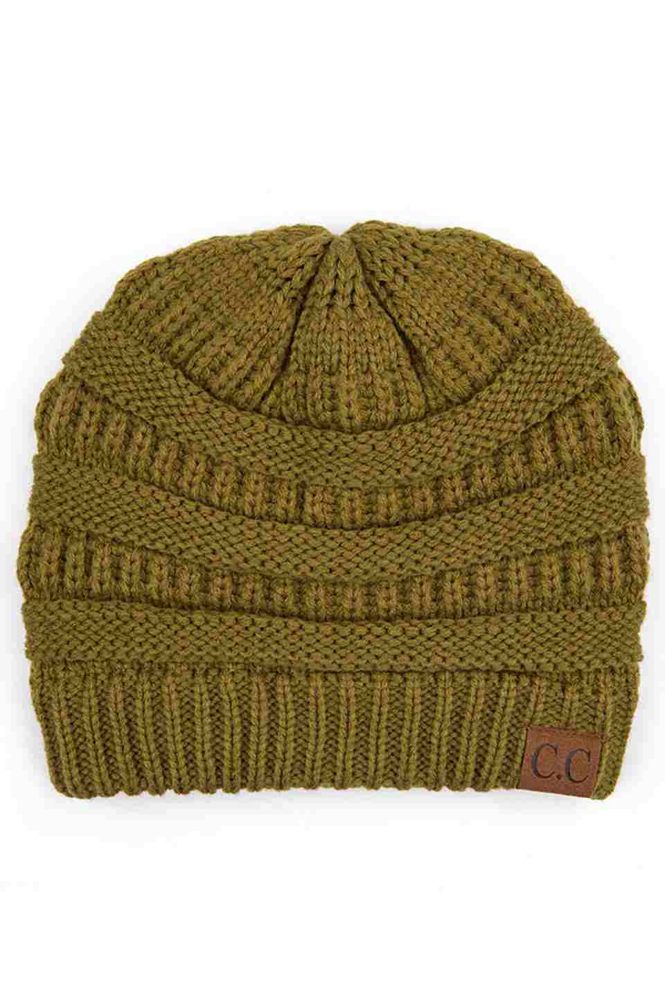 Olive  C.C Ribbed Knit Solid Color Beanie offers a timeless design with durable ribbed knitting, ensuring a snug and comfortable fit. Crafted for warmth and versatility, this beanie is perfect for everyday wear, providing reliable protection against cold weather while maintaining a sleek, minimalist style that complements any outfit. Its solid color adds understated appeal, making it an essential accessory for both casual and outdoor use. 