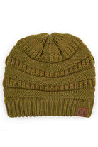 Olive  C.C Ribbed Knit Solid Color Beanie offers a timeless design with durable ribbed knitting, ensuring a snug and comfortable fit. Crafted for warmth and versatility, this beanie is perfect for everyday wear, providing reliable protection against cold weather while maintaining a sleek, minimalist style that complements any outfit. Its solid color adds understated appeal, making it an essential accessory for both casual and outdoor use. 