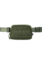 Olive C.C South Western Pattern Fanny Pack combines style and functionality in one compact accessory. With a unique South Western pattern, this fanny pack is perfect for both casual and outdoor adventures. Keep all your essentials close by and hands-free with this must-have accessory.