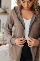 On And On Zip Up Hoodie - Charming Charlie