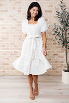 On Cloud Nine Bubble Midi Dress - Charming Charlie