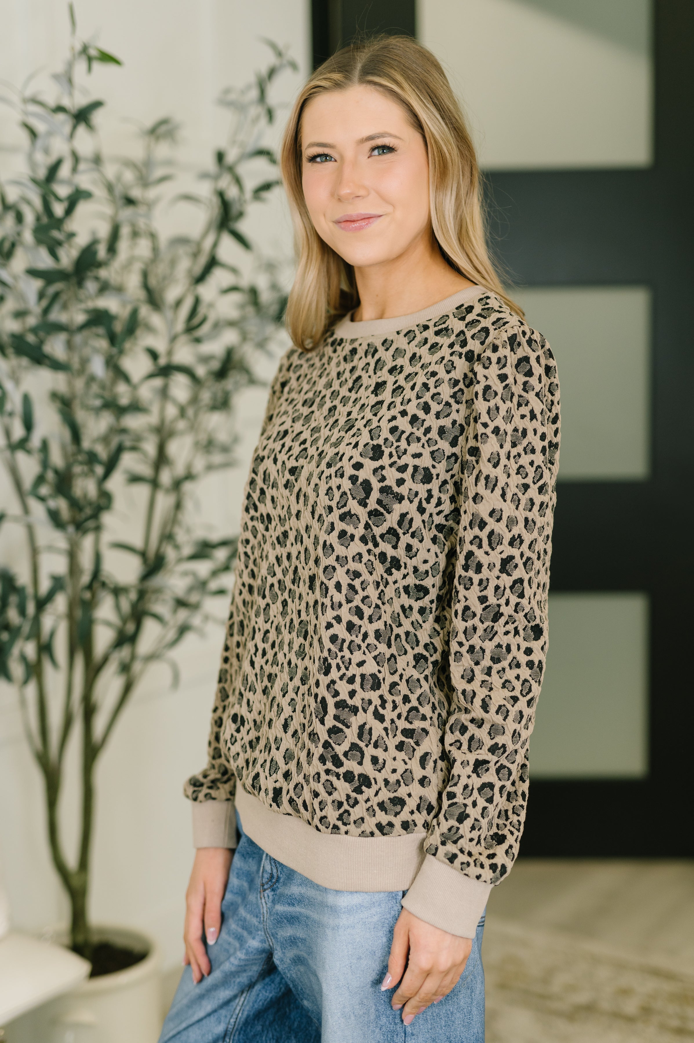 On The Prowl Leopard Print Top - Charming Charlie