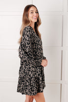 Once Again V-Neck Floral Dress - Charming Charlie