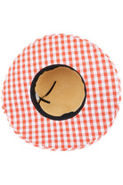 Orange  C.C SUN HAT is a must-have for sun protection. Made with high-quality materials, this hat provides UPF 50+ protection to shield you from harmful UV rays. With its stylish design, it's perfect for outdoor activities and everyday wear. Stay safe and fashionable with the C.C SUN HAT.