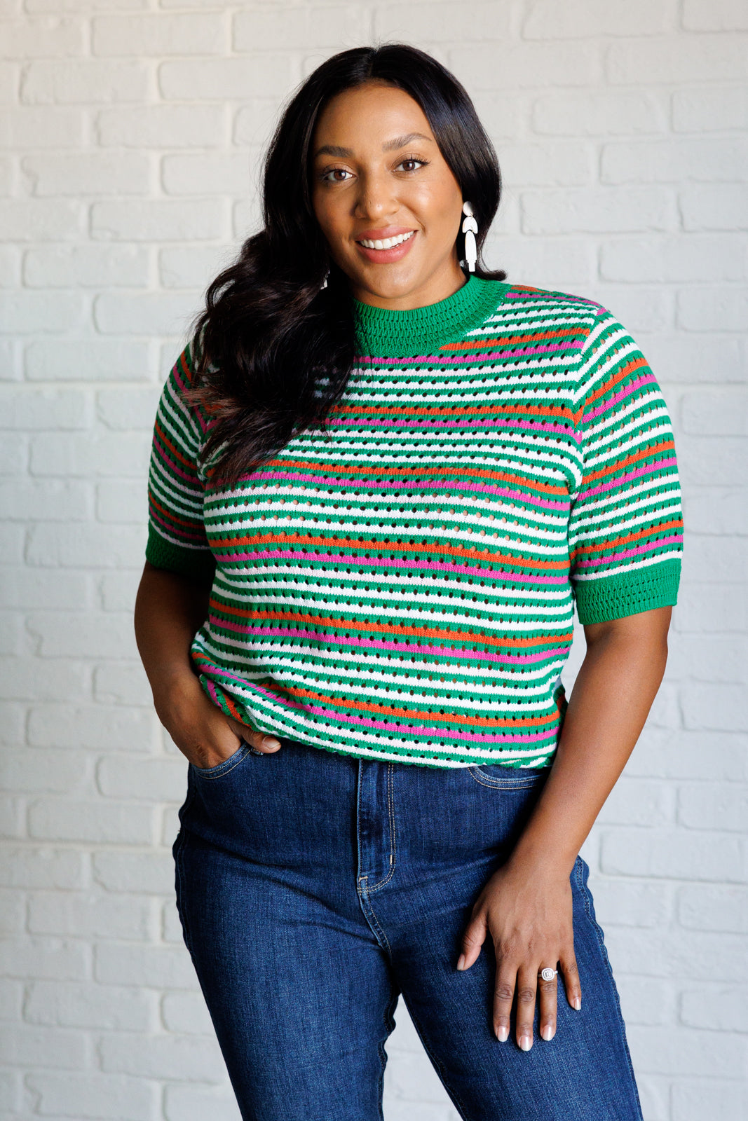 Our Situationship Knit Striped Top - Charming Charlie