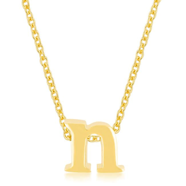 Golden Initial N Pendant - Charming Charlie
