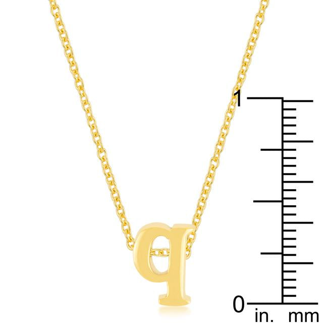 Golden Initial Q Pendant - Charming Charlie