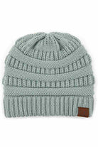 PaleMint C.C Ribbed Knit Solid Color Beanie offers a timeless design with durable ribbed knitting, ensuring a snug and comfortable fit. Crafted for warmth and versatility, this beanie is perfect for everyday wear, providing reliable protection against cold weather while maintaining a sleek, minimalist style that complements any outfit. Its solid color adds understated appeal, making it an essential accessory for both casual and outdoor use. 