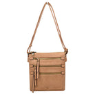 Pale orange Trendy Womens Soft Leather Crossbody Purse Shoulder Bag. Convertible bags great for different activities including quick getaways, long weekends, picnics, beach or even to go to the gym! Works with any outfit and will always get compliment from others. Roomy enough to carry all of your essentials, shoulder strap provides comfortable, hassle-free carrying, suitable for different ages, ideal for everyday use. 