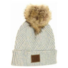 PastelBlueMix Large Patch Heathered Pom Beanie combines classic style with practical warmth. Crafted from a soft, heathered knit fabric, it offers comfortable insulation for cooler days. The prominent patch detail adds a distinctive, refined touch while the pom keeps the look timeless. Ideal for outdoor activities or casual wear, this beanie provides reliable protection against the cold without compromising on style. 