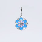 Pastel Flower Silver Charm CH-53 - Charming Charlie