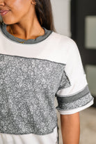 Patch Me If You Can Drop Shoulder Top - Charming Charlie