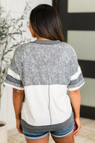 Patch Me If You Can Drop Shoulder Top - Charming Charlie