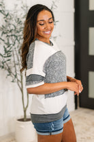 Patch Me If You Can Drop Shoulder Top - Charming Charlie