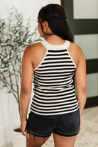 Perfect Conditions Striped Halter Tank - Charming Charlie