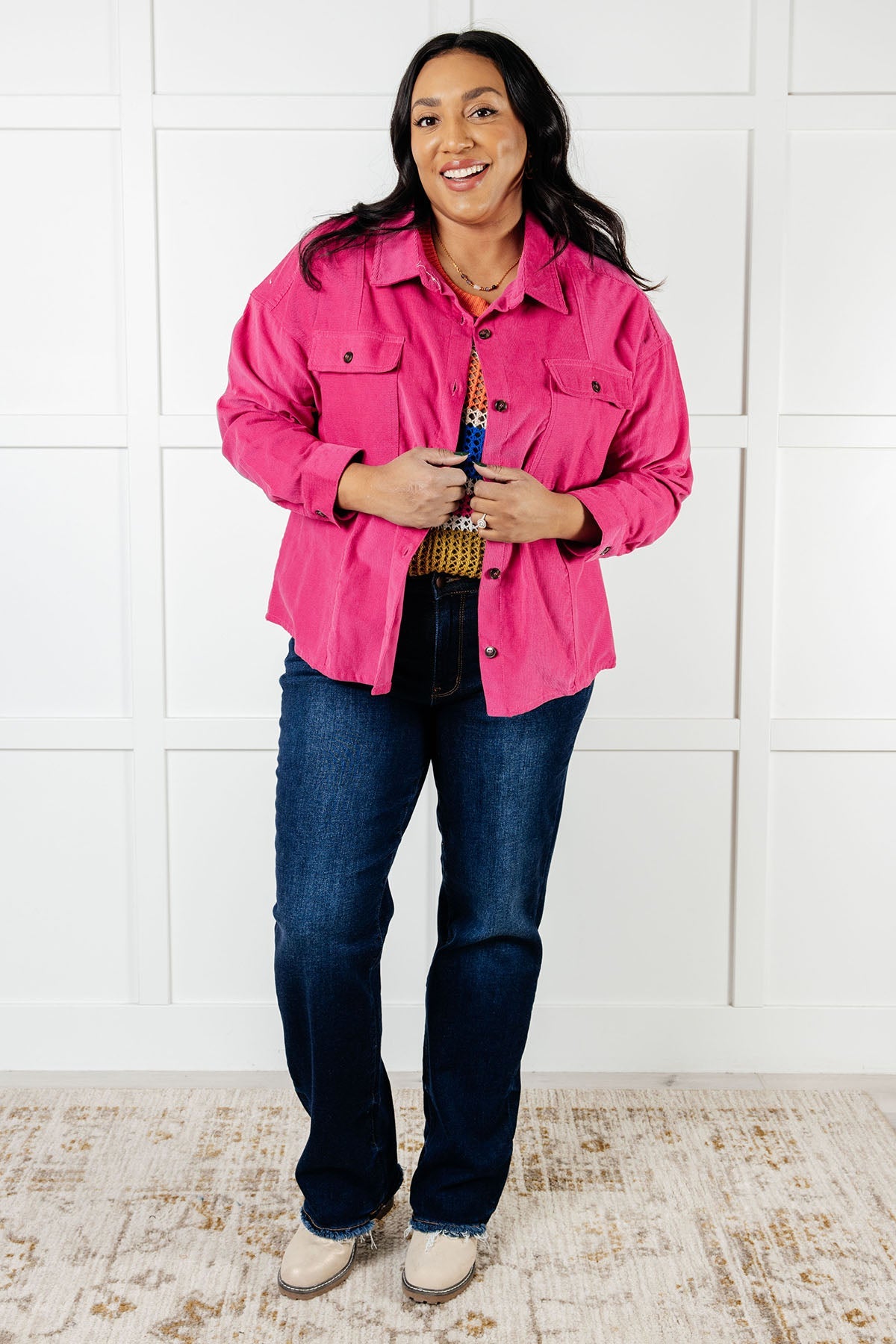 Perfect Pop of Pink Jacket - Charming Charlie