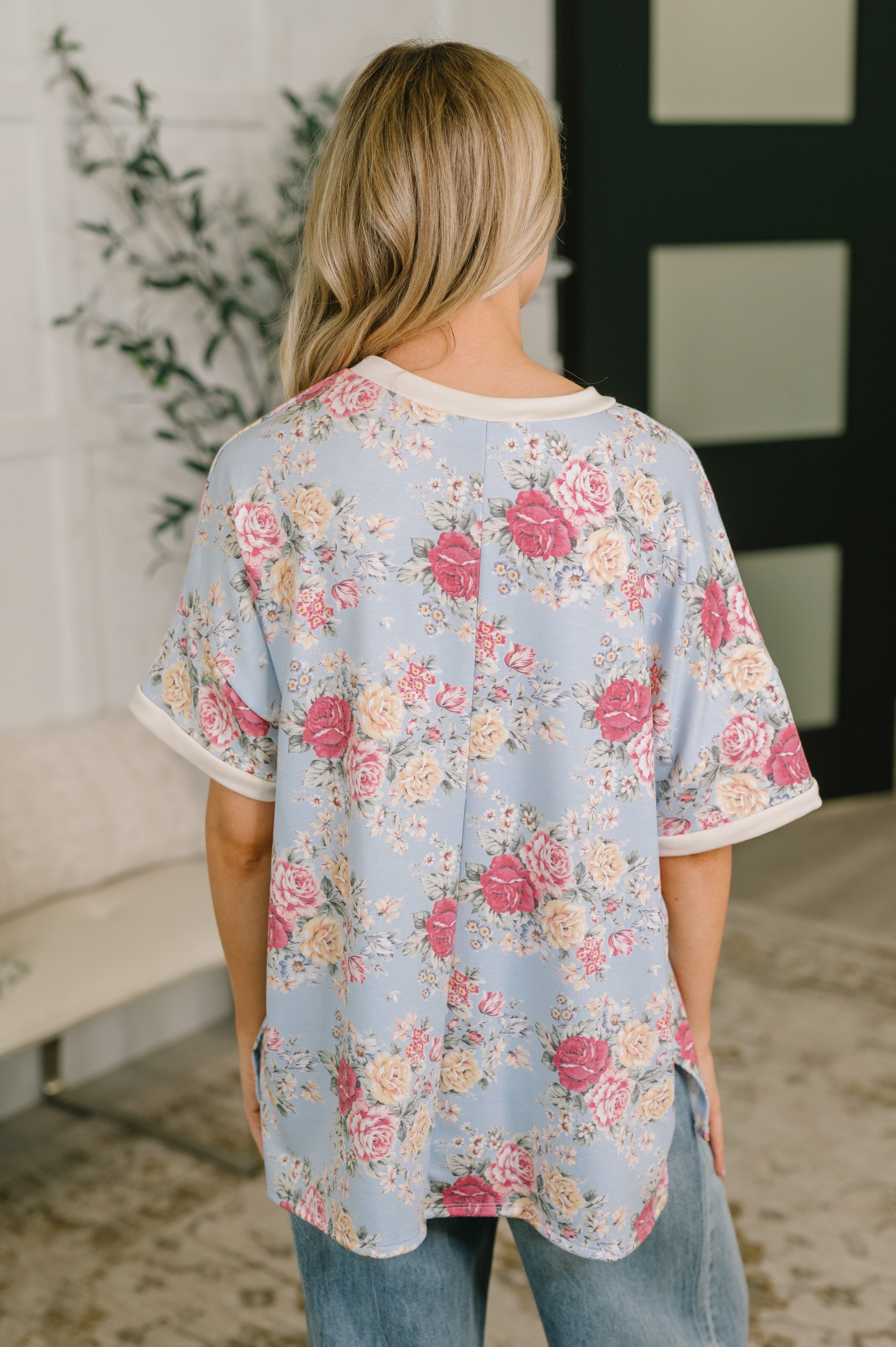 Perfect Season Floral Print Relaxed Tee - Charming Charlie