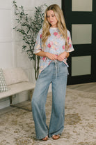 Perfect Season Floral Print Relaxed Tee - Charming Charlie