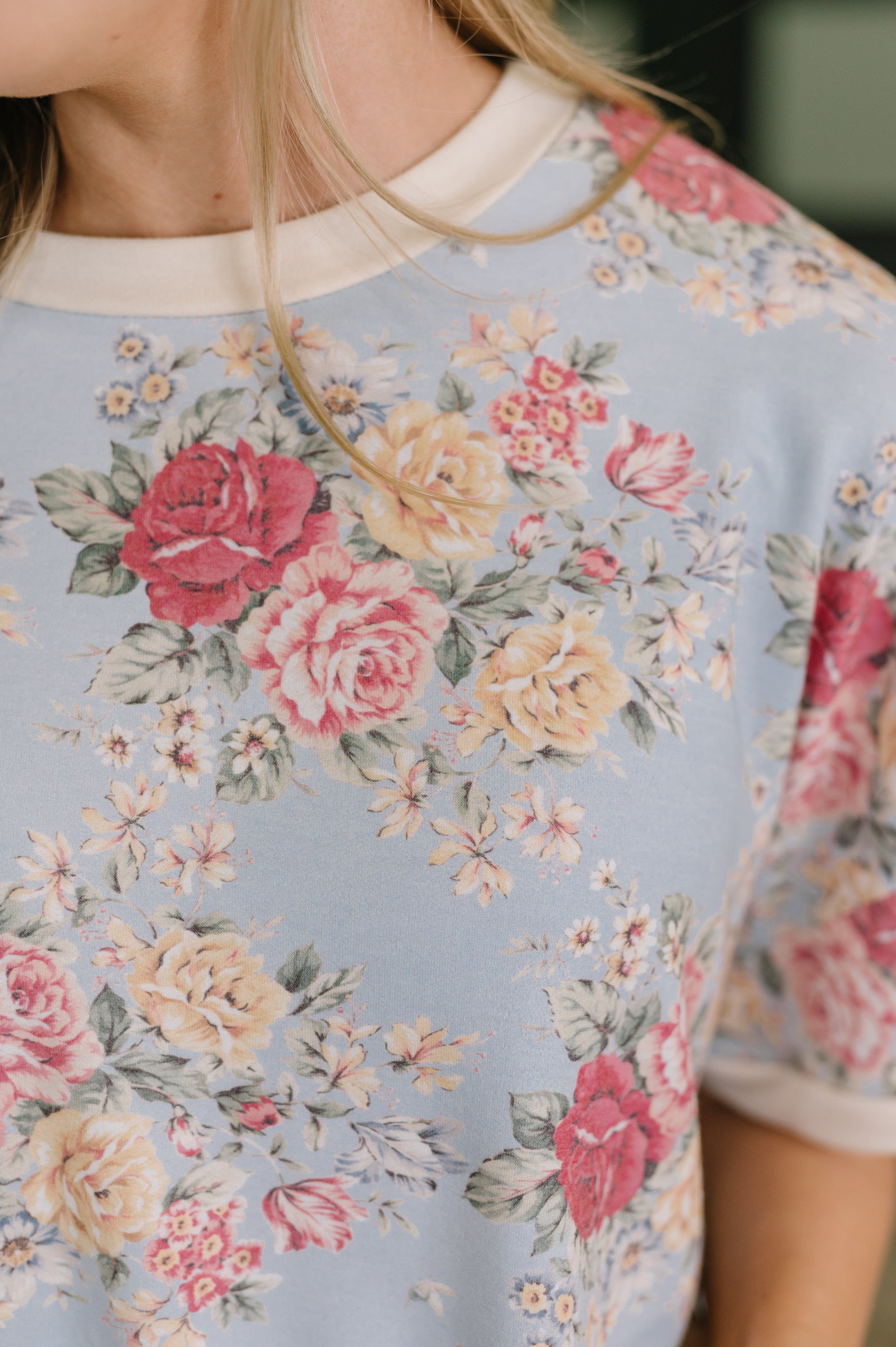 Perfect Season Floral Print Relaxed Tee - Charming Charlie