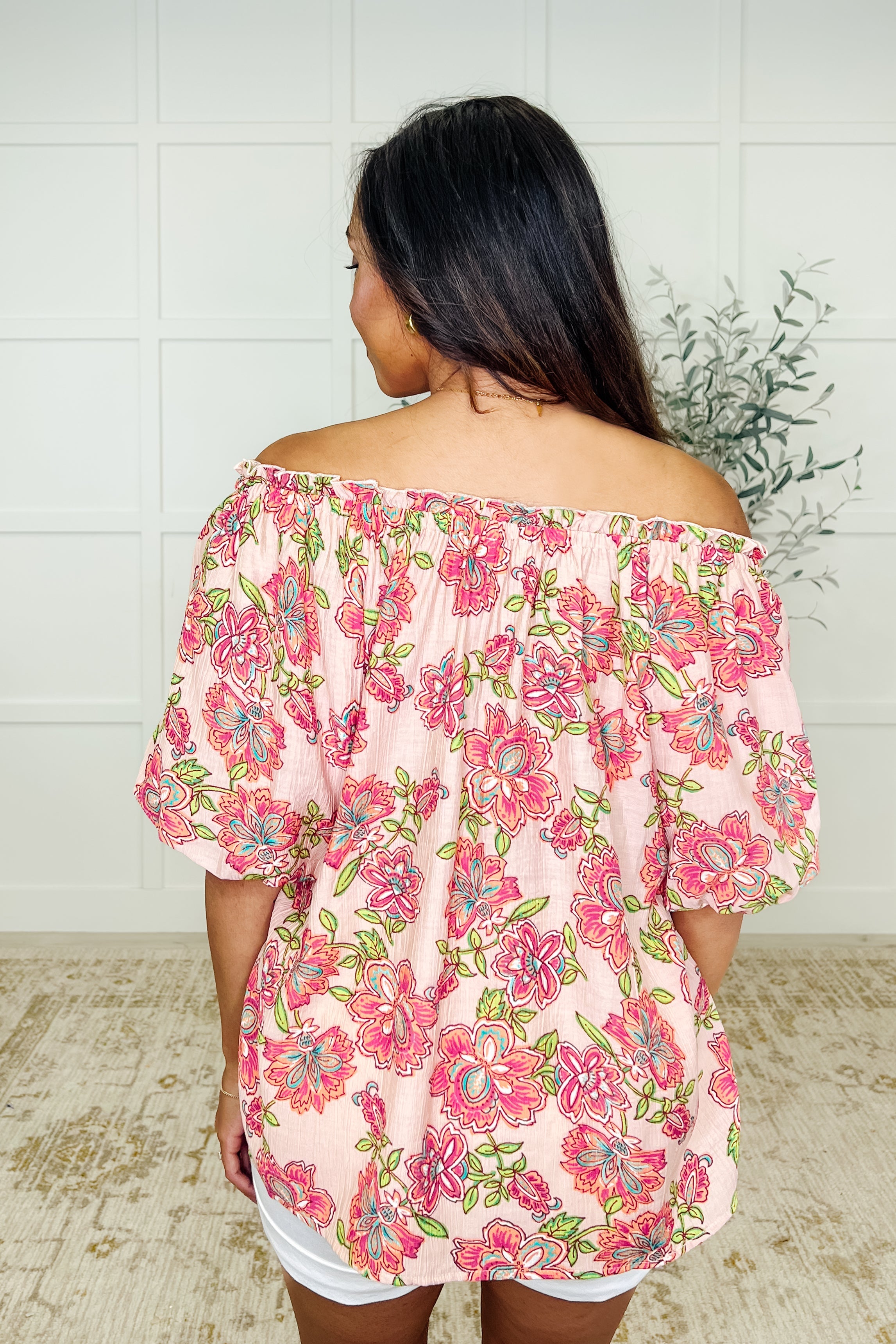 Petal Perfect Off the Shoulder Blouse - Charming Charlie