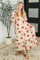 Petals & Postcards Balloon Sleeve Dress - Charming Charlie