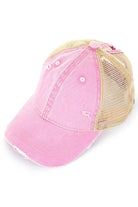 Pink C.C BASEBALL PONYCAP offers a stylish and functional addition to your wardrobe. Made with high-quality materials, it provides both comfort and durability. Its versatile design allows for easy styling and its adjustable strap ensures a perfect fit. A must-have for any fashion-forward individual.