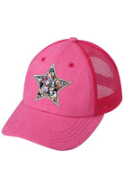Pink C.C Star Stone Embellishment Baseball Cap adds a touch of sparkle and glamour to any outfit. Made with high-quality materials, this cap is both stylish and durable. Perfect for a casual day out or a sports game, this cap is a must-have accessory for any fashion-forward individual.