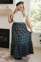 Plaid Perfection Maxi Skirt - Charming Charlie