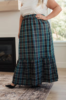 Plaid Perfection Maxi Skirt - Charming Charlie