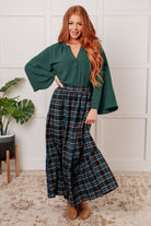 Plaid Perfection Maxi Skirt - Charming Charlie