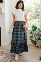 Plaid Perfection Maxi Skirt - Charming Charlie