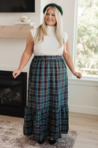 Plaid Perfection Maxi Skirt - Charming Charlie
