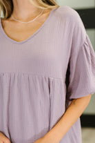 Pleasantly Perfect Bubble Sleeve Peasant Blouse - Charming Charlie
