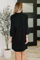 Portfolio Quarter Sleeve Dress in Black - Charming Charlie