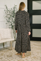Promotional Proposal Collared Dress in Black and Khaki - Charming Charlie