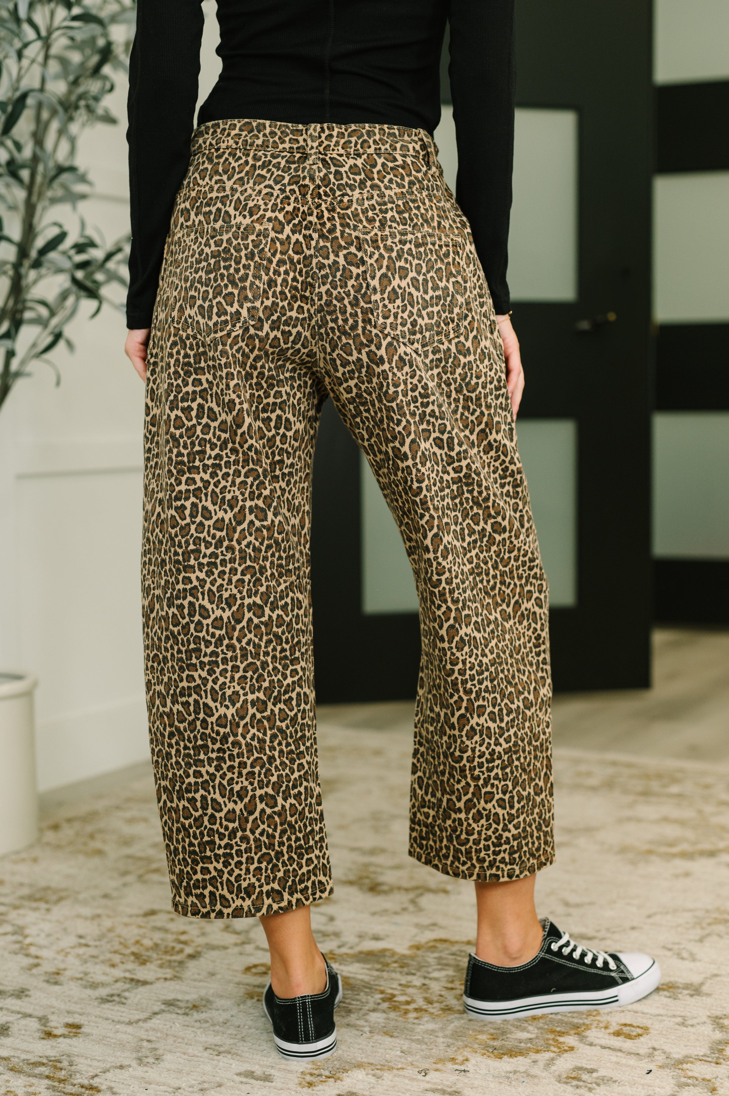 Prowl Power Barrell Ankle Crop Jean in Khaki - Charming Charlie
