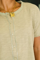 Pushing Through Button Down Top - Charming Charlie