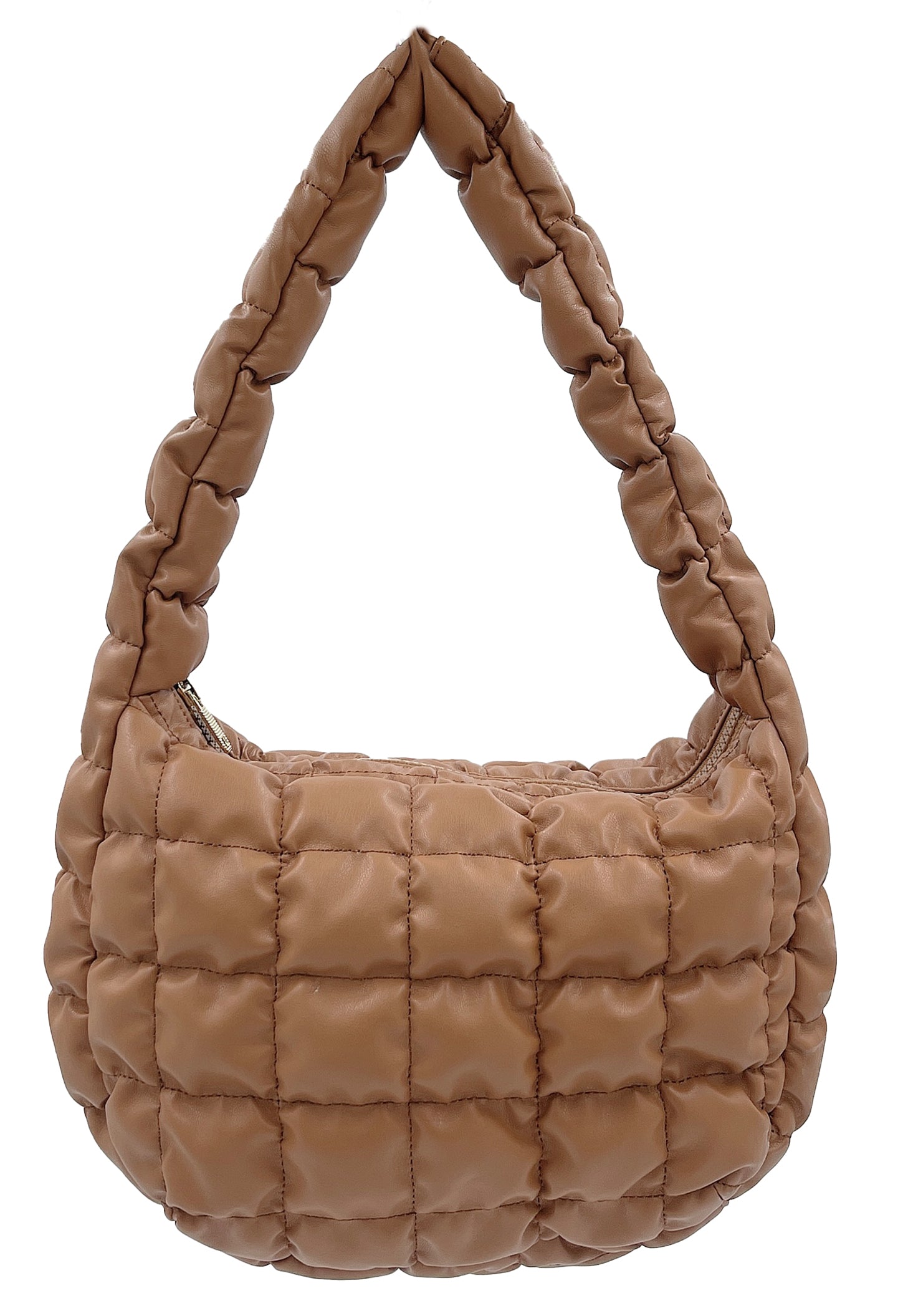 Small Quilted PU Bag - Charming Charlie
