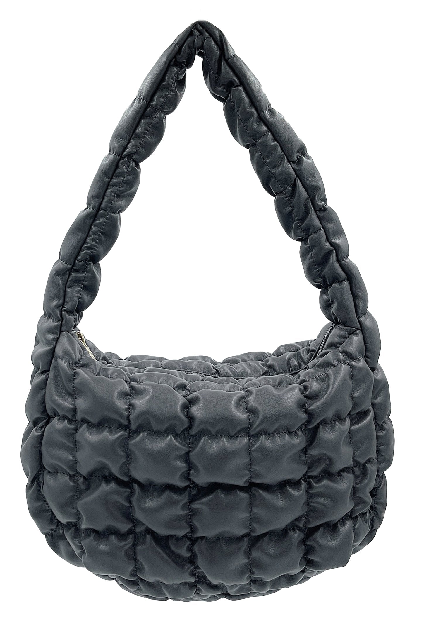 Small Quilted PU Bag - Charming Charlie