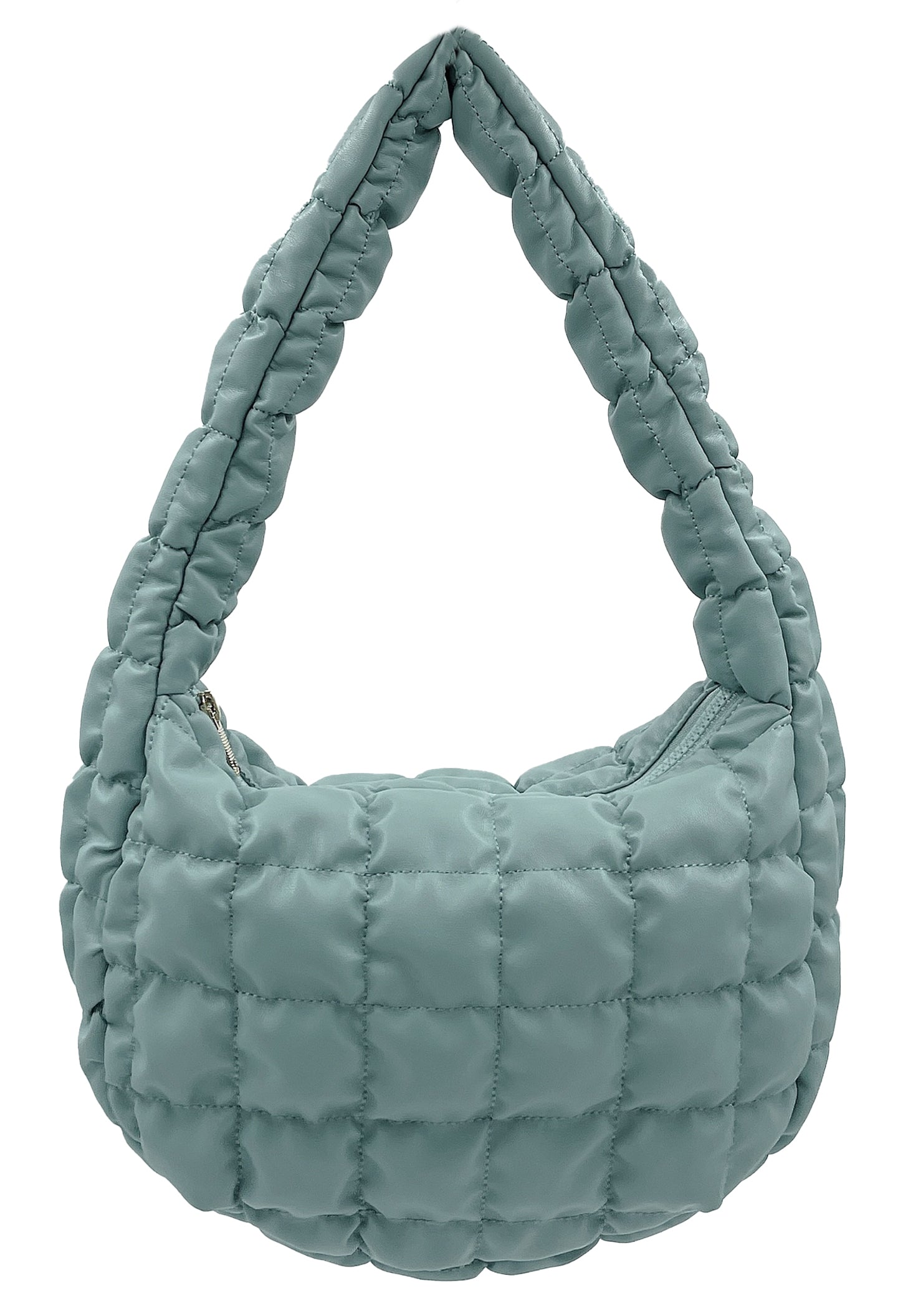 Small Quilted PU Bag - Charming Charlie