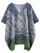 Leaf Print Poncho - Charming Charlie