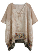 Leaf Print Poncho - Charming Charlie