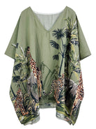 Animal Print Poncho - Charming Charlie