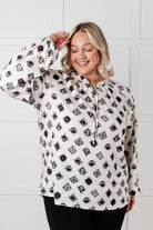 Quick Follow Up Floral Tile Blouse - Charming Charlie