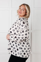 Quick Follow Up Floral Tile Blouse - Charming Charlie