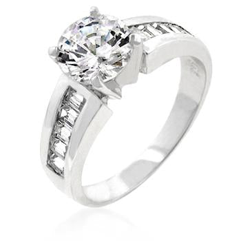 Antoinette Engagement Silver Ring - Charming Charlie