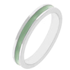 Light Green Enamel Eternity Ring - Charming Charlie